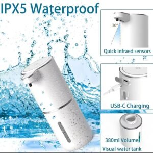 Distributeur automatique de savon mural rechargeable